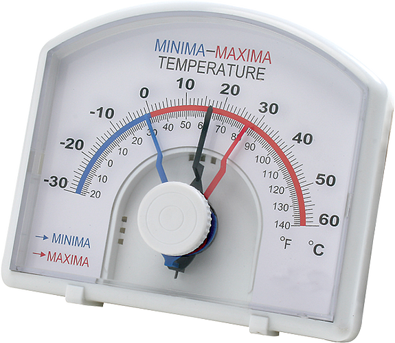 HUMBOLDT H-3560D Thermometer, Minimum and Maximum | CL6QED