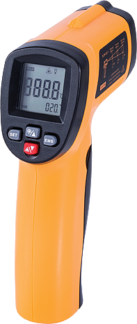 HUMBOLDT H-3593A Thermometer, IR Gun, Infrared, 12-1 Optics | CL6QAB