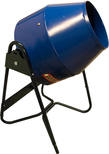 HUMBOLDT H-3859 Utility Mixer With 5.5 Cu. Ft. Steel Drum, 1/2 HP Motor, 120V, 60Hz | CL6PRD