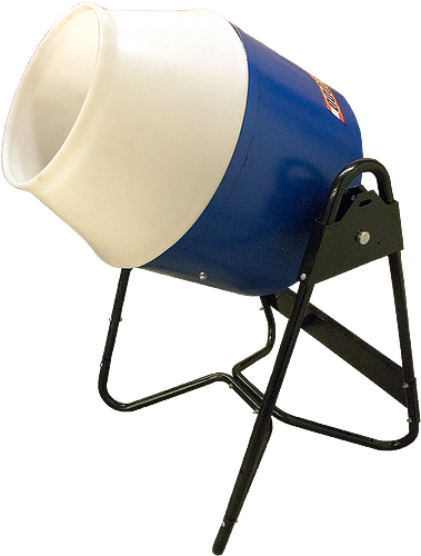 HUMBOLDT H-3859PL Utility Mixer With Poly Drum, 5.5 Cu. Ft, 1/2HP Electric, 120V, 60Hz | CL6PRB