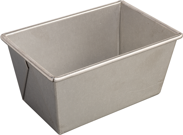 HUMBOLDT H-3981 Tin Rectangular Mixing Pan, 8 x 5.25 x 4.25 Inch Size | CL6PHM