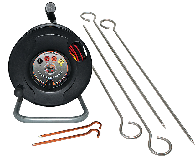 HUMBOLDT H-4388 Resistivity Test Reel With Soil Pin | CL6RPD