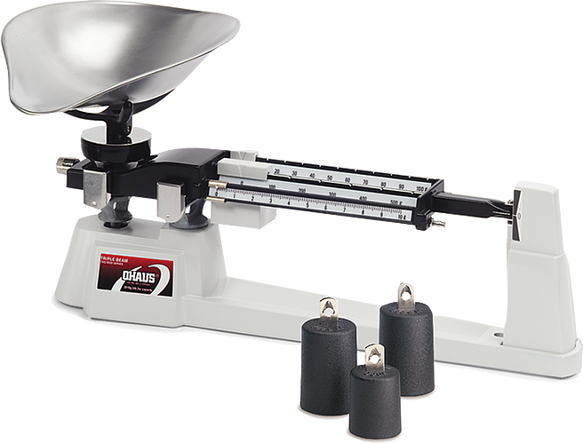 HUMBOLDT H-4605 Ohaus Mechanical Balance, 2610g, Scoop Platform | CL6QKJ