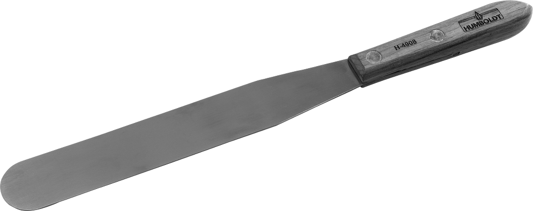 HUMBOLDT H-4908 Spatula, Straight Edge, 8 Inch Size x 1.25 Inch Size | CL6NPQ