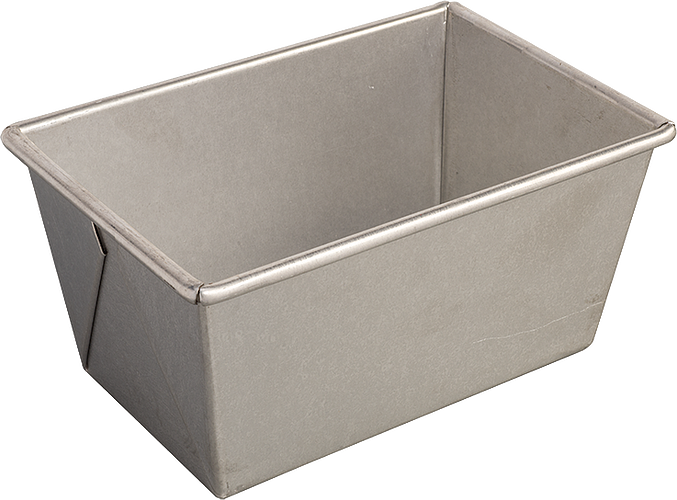 HUMBOLDT H-4934 Tin, Rectangular Mixing Pan, 9 x 4.5 x 2.75 Inch Size | CL6PHN