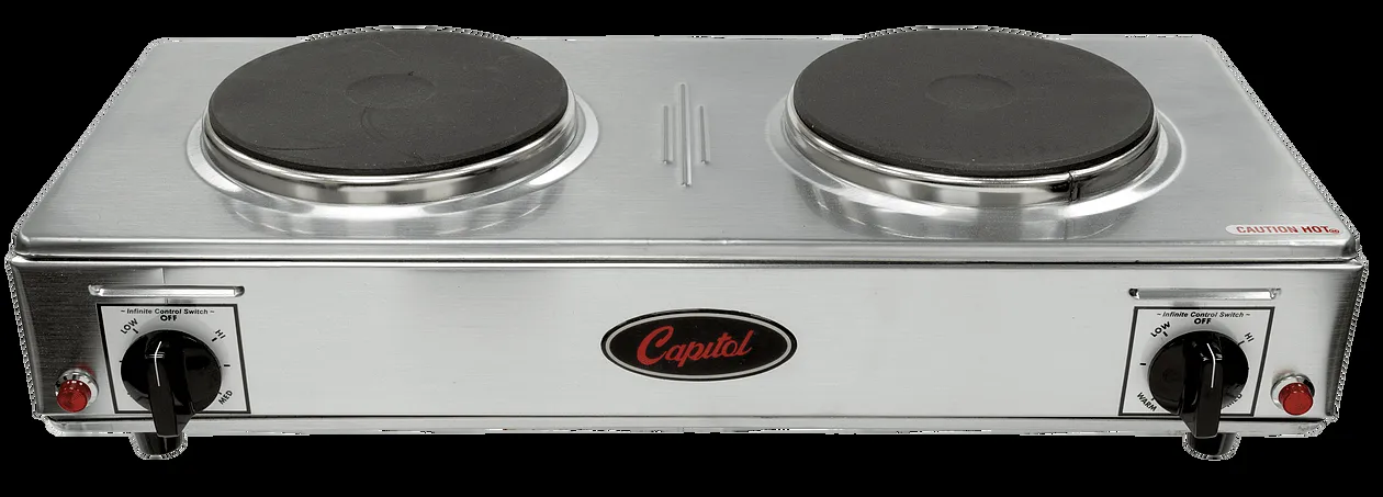 Hot Plate, Electric, Double Cast Iron
