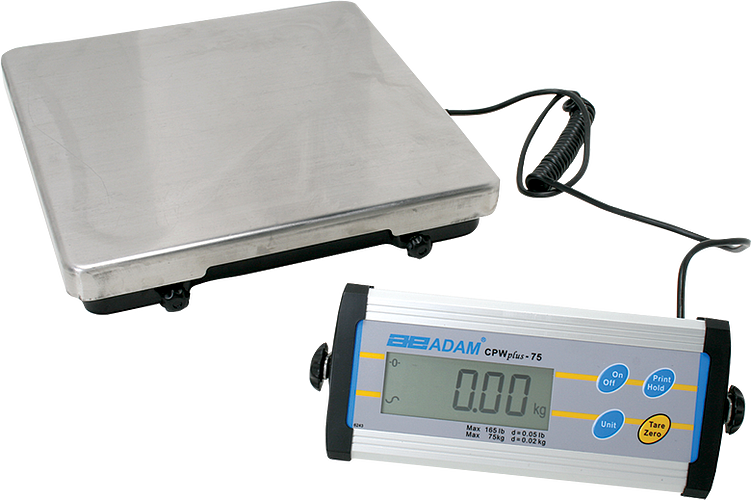 HUMBOLDT HB-4775A Portable Scale, 75kg Capacity, 0.02kg/0.05lb Readability, 120V, 60Hz | CL6HAN