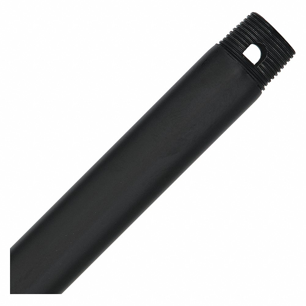 Extension Downrod, 48 Inch Size, Black