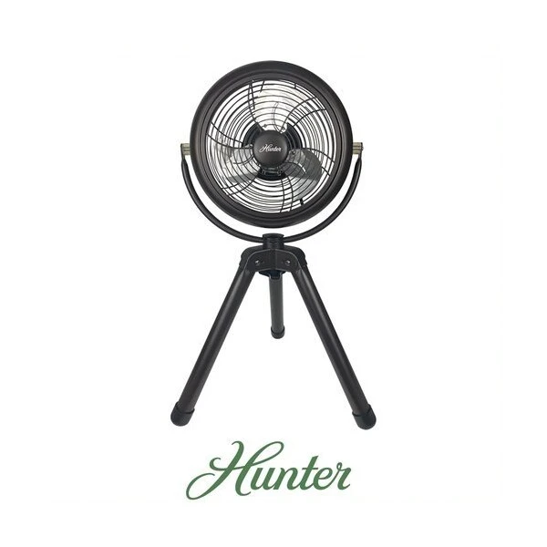 8 Metal Tripod Fan, Oilrubbed Bronze Finish with Aluminum Blades