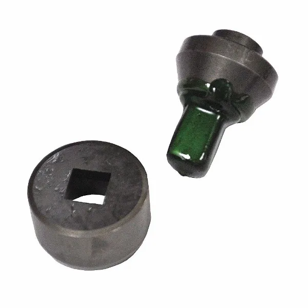 HUSKIE TOOLS SHD-1732SQ Punch and Die Set, Square Punch, 17/32 Inch Punch Size, 7/32 Inch Inside Dia., Steel | CJ3CGG 13P950