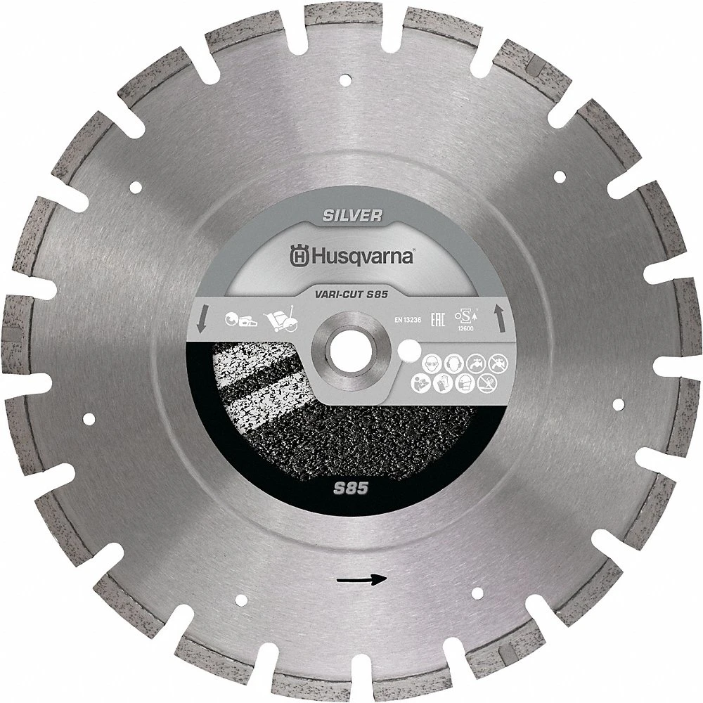 Diamond Saw Blade, Asphalt/Green Concrete, 12 Inch Blade Dia, Wet/Dry, Better, Segmented
