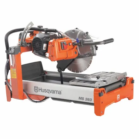 HUSQVARNA 967285203 Masonry Saw, 14 Inch Blade Dia, Wet, 5 Inch Max. Cutting Dp, 115/230V AC, 14 A Current | CR4GRE 45RM24
