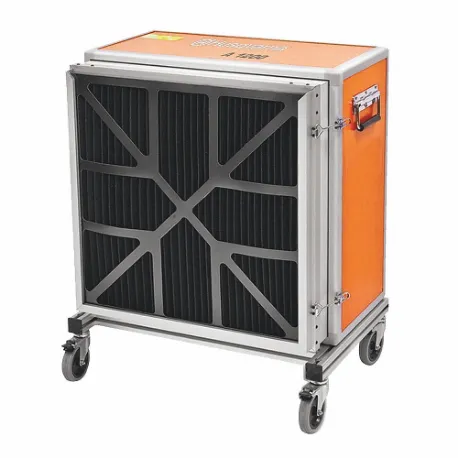 Industrial Air Scrubber, 103 dB Max Noise Level, Aluminum, Particulate Filtration