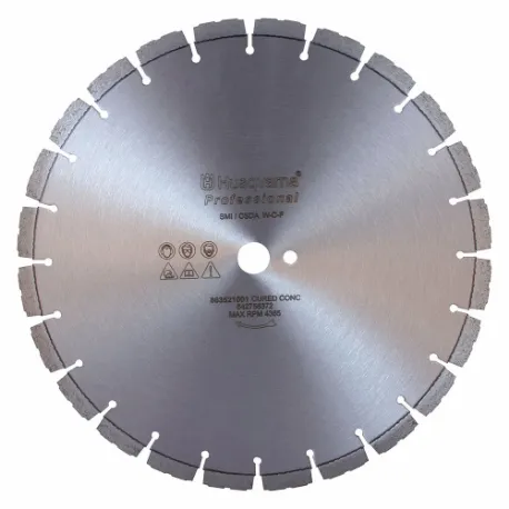HUSQVARNA F 910C 30 Diamond Saw Blade, 30 Inch Blade Dia, 1 Inch Arbor Size, Wet, For Large Flat Saws | CR4GWE 55FD84
