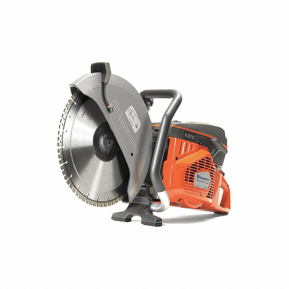 HUSQVARNA K970 Power Cutter, 2 Cycle, Wet / Dry Cut, 6.1 HP Motor, SmartTension | AB9QPE 2ETP8