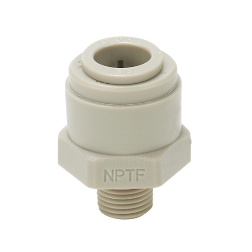HYDROMODE MS38-18N-P Push-To-Connect Fitting, Male, Straight, 3/8 Inch Tube To 1/8 Inch Male Npt, Pack Of 5 | CV7MMD