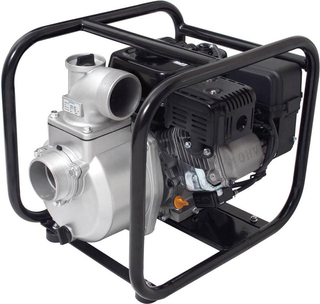Pentair Water 3 Aluminum Semi Trash Pump with Hydro Powerpro Gas Engine, 6.5 HP