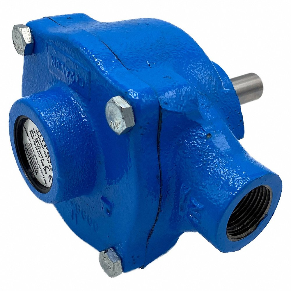 Spray Pump, CCWSE, 1200 RPM Max, 6 Rollers, 3 ft Max. Suction Lift, Cast Iron, FNPT