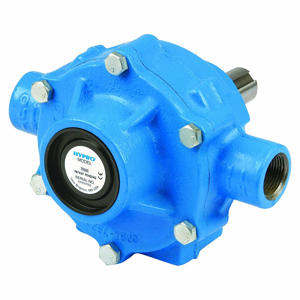 Roller Spray Pump, CCWSE, 1000 RPM Max RPM, 8 Rollers, Cast Iron, 3/4 in Connection Size, NPT