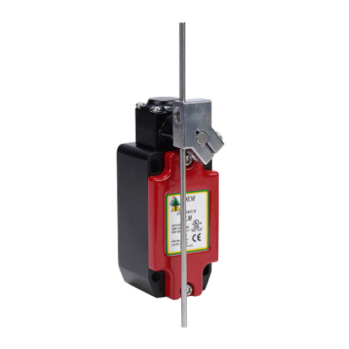 Safety Limit Switch, Side Rotary Adjustable Stainless Steel Rod, 1 N.C. Safety Output