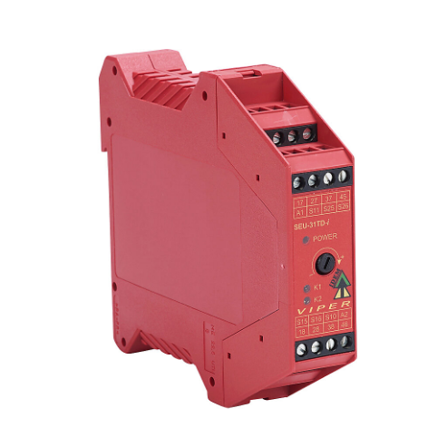 Safety Relay Extension Module, Release Delay, 0 To 30S, 24 VAC/VDC