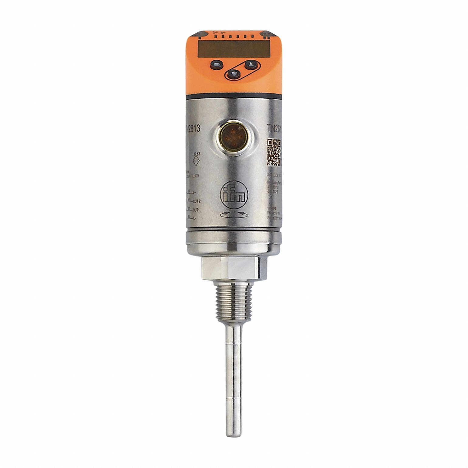 IFM TN2613 Temperature Sensor, 50 mm Probe, 1/4 Inch Npt | CR4MBP 160G55
