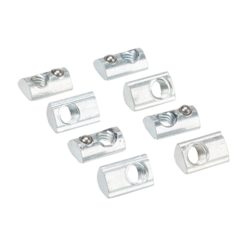 Igus M5 Slot Nut, Zinc Plated Steel