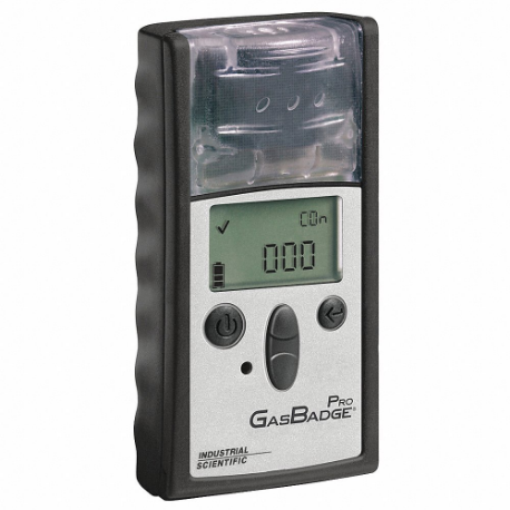 Single Gas Monitor, Hydrogen Cyanide, 0 To 30 Ppm, Black, Cr2 Lithium, Lcd
