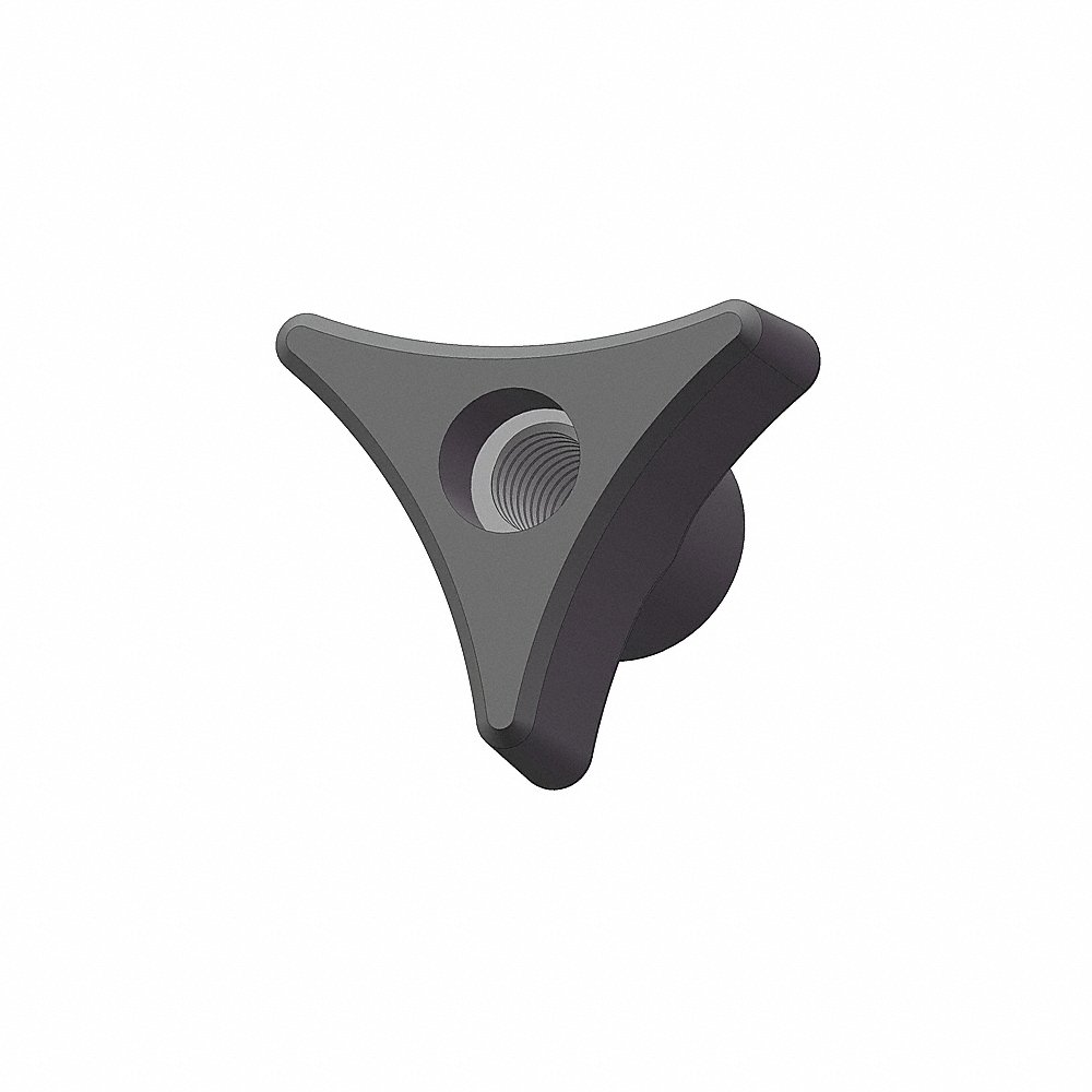 INNOVATIVE COMPONENTS GN5C----3P4--21 Three Prong Knob Thru 5/16-18 1 3/4 In | AC9FPE 3GDK6