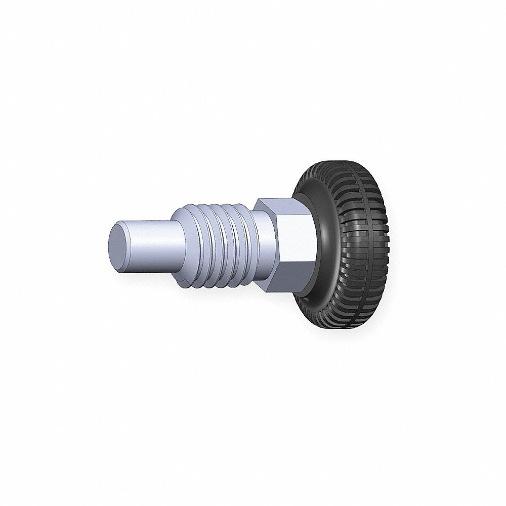Plastic Knob Plunger 0.44 Inch 1/4-20 0.19