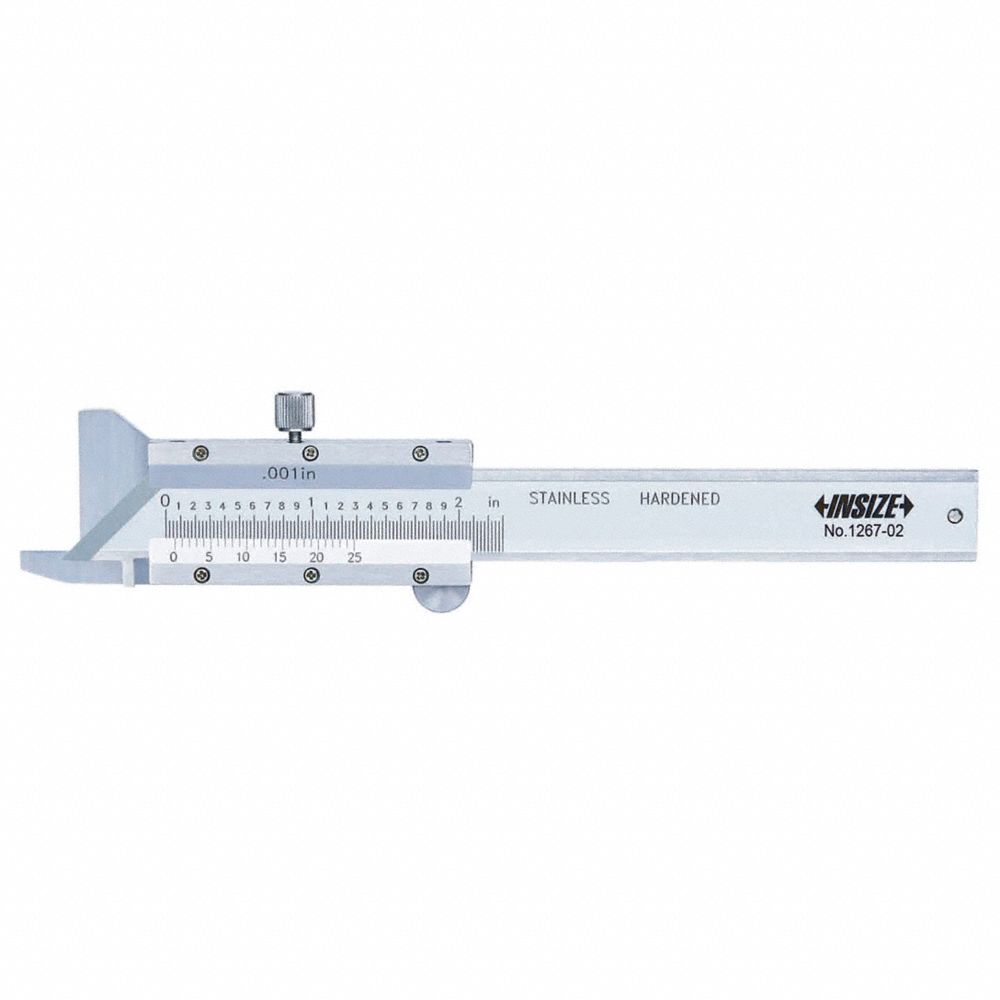 INSIZE 1267-02 Chamfer Gage, 0-0.200 Inch Measuring Range, .001 Inch Graduation | CF2MYK 55VN59