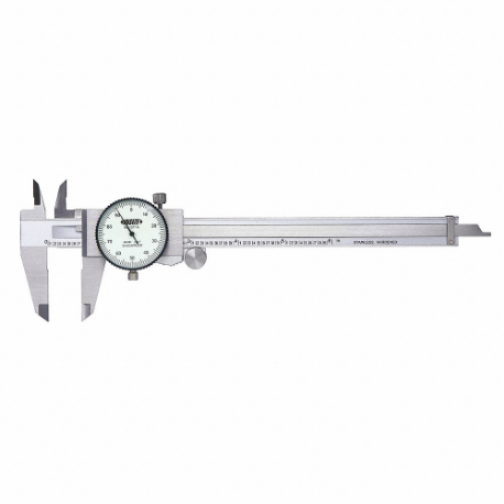 INSIZE 1311-300A Metric Dial Caliper, 0 to 300 mm Range, +/-0.04 mm Accuracy, 0.01 mm Dial Graduation | CR4QQW 408P49