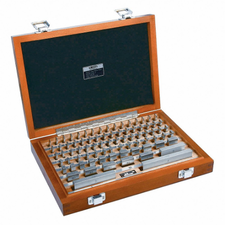 INSIZE 4102-81 Rectangular Gauge Block Set, 81 PK, Grade Asme 0 | CU6XUF 462Y34