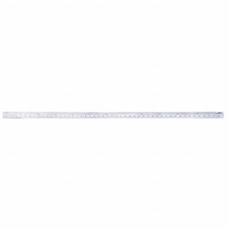 INSIZE 7110-1200 Steel Rule, Inch/Metric, 0.5 mm/1/16 in/1/32 in/1/64 in/1 mm, 48 Inch Length In, 1 | CR4UHR 409F02