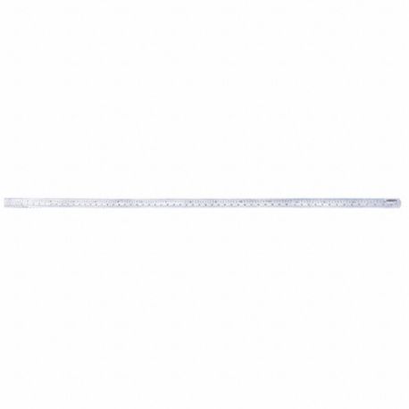 INSIZE 7110-1500 Steel Rule, Inch/Metric, 0.5 mm/1/16 in/1/32 in/1/64 in/1 mm, 60 Inch Length In, 1 | CR4UHT 409F04
