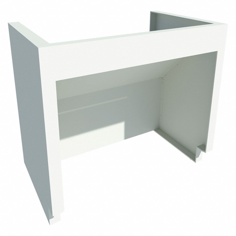 Sink Cabinet, Size 36 x 22 x 32-5/8 Inch, Pearl White