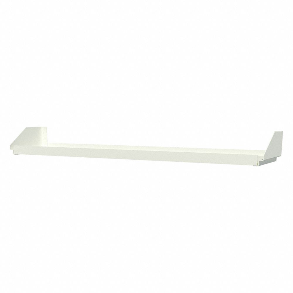 INSTOCK GRPT72-AS Steel Shelf, Size 72 x 12 x 6 Inch, Pearl White | CE9FJN 55NY89