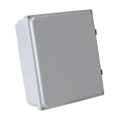 INTEGRA H12104SF-P10 Enclosure, 12 x 10 x 4 Inch Size, Wall Mount, Polycarbonate, Light Gray, Gloss Finish | CV7KUC