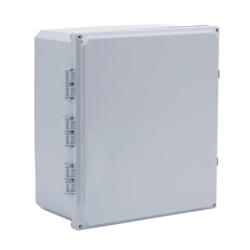 INTEGRA H161407HF-6P-P10 Enclosure, 16 x 14 x 7 Inch Size, Wall Mount, Polycarbonate, Gray, Gloss Finish | CV7KUU