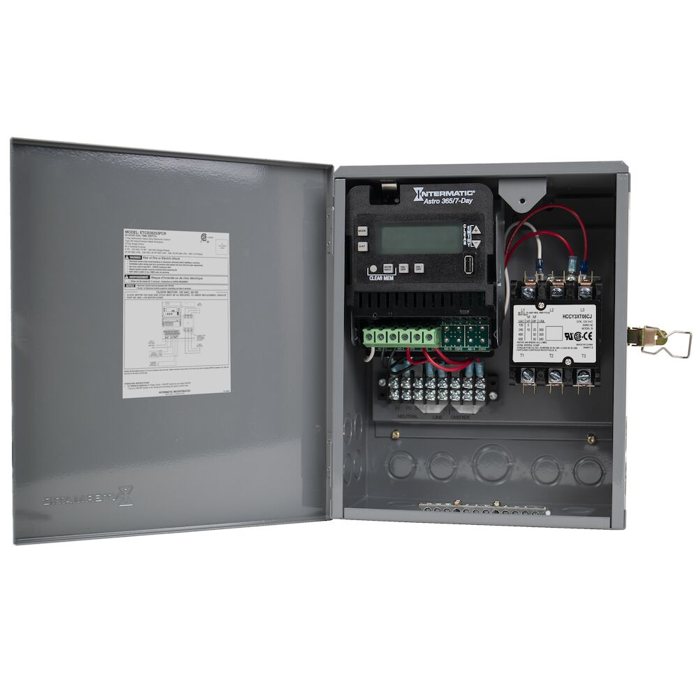 Electronic All-Purpose Contractor Box, 120-480V AC, 60 Hz, 3PST, Outdoor Metal Enclosure