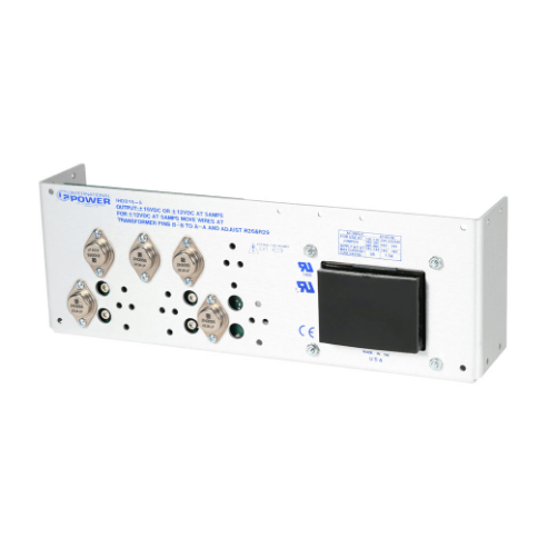 International Power Regulated Linear Power Supply, 15 VDC At 5A/75W And 12 VDC At 5A/60W