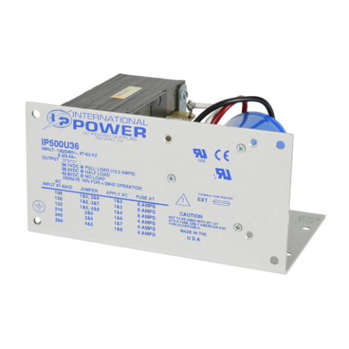 International Power Unregulated Linear Power Supply, 36 VDC At 13.3A/480W