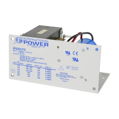 International Power Unregulated Linear Power Supply, 75 VDC At 6.6A/480W