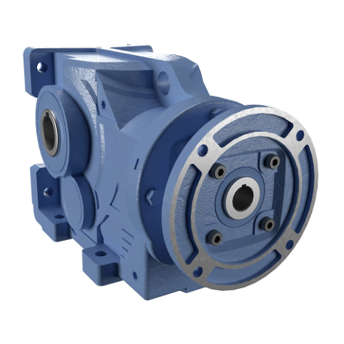 IRON HORSE HBR-67-120-B Heavy-Duty Helical Bevel Gearbox, 120:1 Ratio, 143Tc-Face Input, Hollow | CV7NYZ