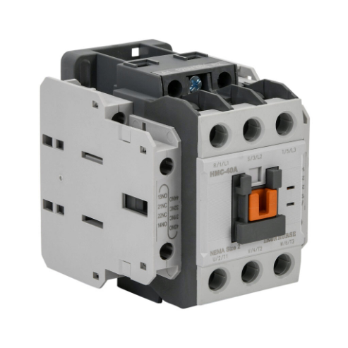 IRON HORSE HMC-40A30-22-AS Iec Contactor, 40A, 3 N.O. Power Poles, 2 N.O./2 N.C. Auxiliary Contacts | CV7FYZ