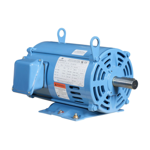 IRON HORSE MTDP-003-3BD18 AC Induction Motor, Inverter Rated, 3Hp, 3-Phase, 208-230/460 VAC, 1800 rpm, 182T Frame | CV7BLY