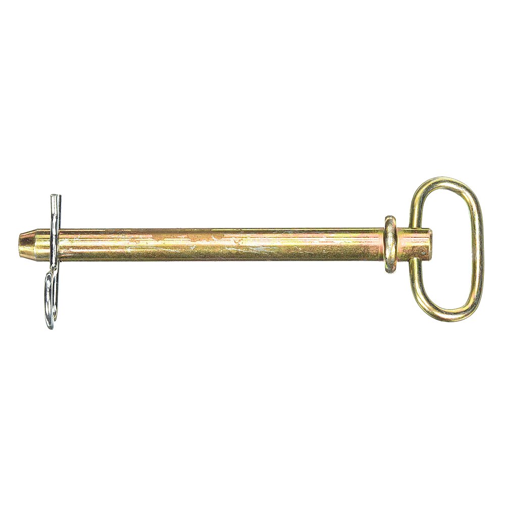 Hitch Pin, Yellow Zn Plated, Steel, Std