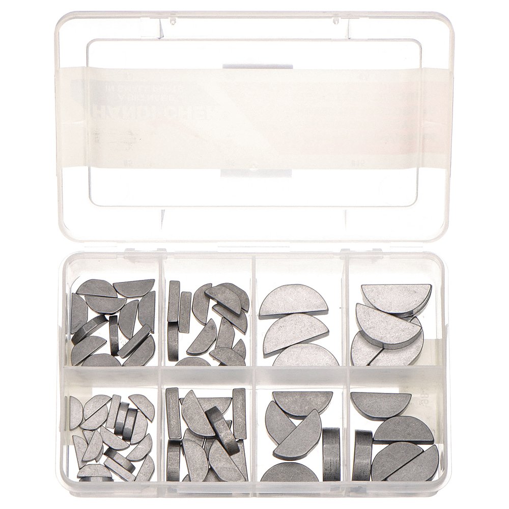 Woodruff Key Assortment, Plain, Rockwell B90, Maintenance Kit