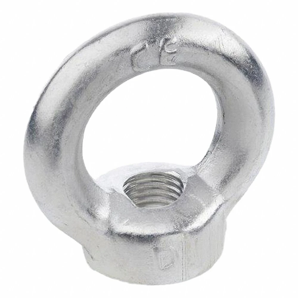Lifting Eye Nut, Steel, Metric, M24 Thread, 20 mm Tr Length, 90 mm Ht, 9000 N