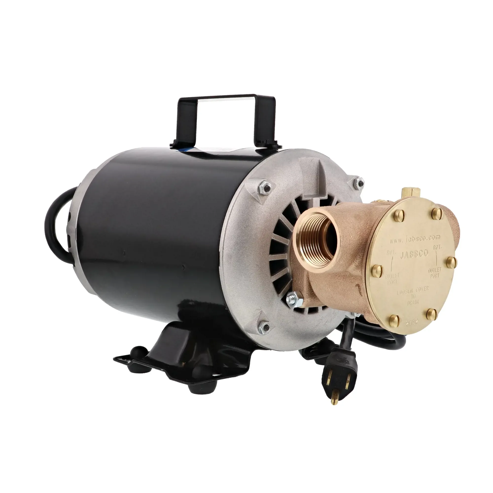 Utility Pump, Bronze, with a Nitrile Impeller and Lip Type Seal